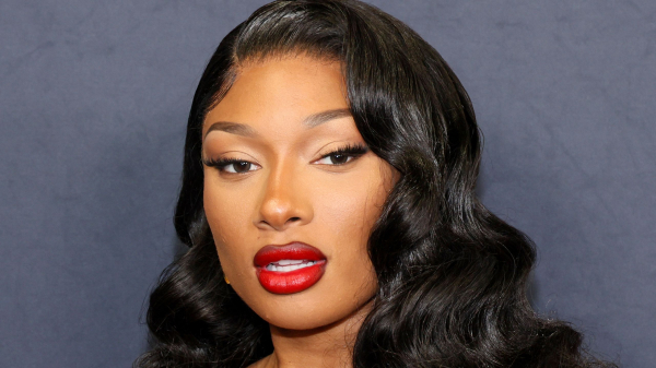Meow! Megan Thee Stallion’s Platinum Cat-Ear Updo Couldn’t Be Cuter—See the Photos